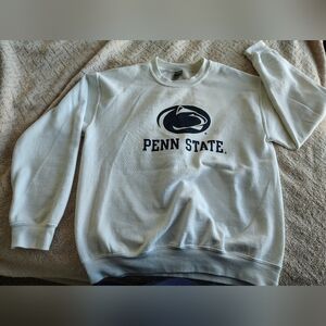 Penn State White Sweatshirt, Gildan Medium